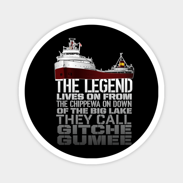 The Legend Lives On Magnet by MindsparkCreative